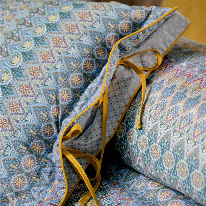 Pip Studio Ashanti Sierkussen 35 x 60 cm - Blauw