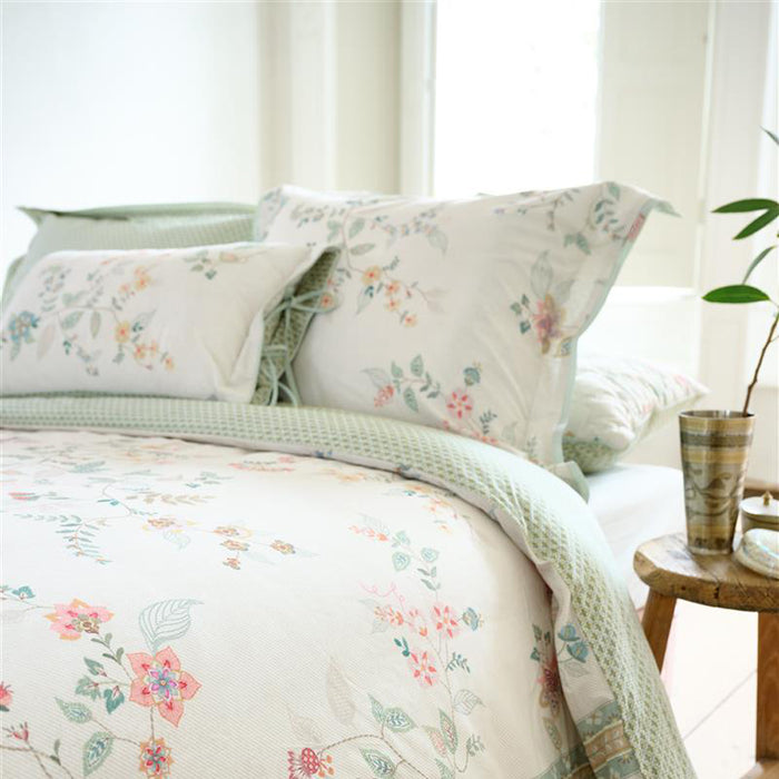 Pip Studio Kili Flower Dekbedovertrek 140 x 200/220 cm - Wit