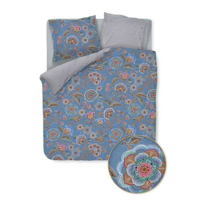 Pip Studio Matata Dekbedovertrek 240 x 200/220 cm - Blauw