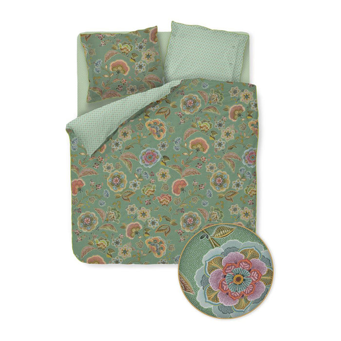 Pip Studio Matata Dekbedovertrek 240 x 200/220 cm - Groen