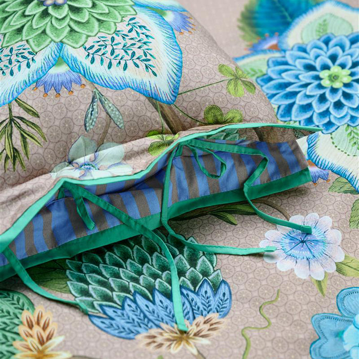 Pip Studio Viva La Vida Dekbedovertrek 140 x 200/220 cm - Blauw