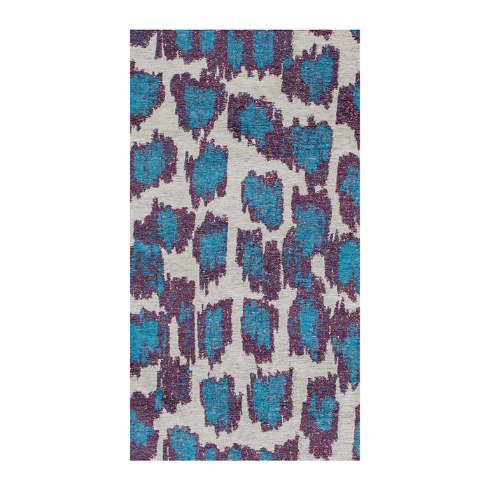 Lola & Moi Ikat Vloerkleed 200 x 280 cm - Blue Duck