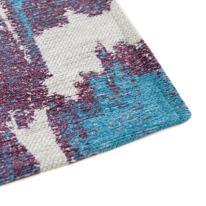 Lola & Moi Ikat Vloerkleed 200 x 280 cm - Blue Duck