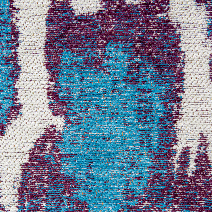 Lola & Moi Ikat Vloerkleed 200 x 280 cm - Blue Duck