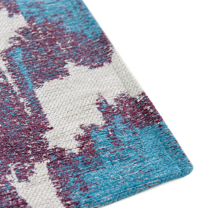 Lola & Moi Ikat Vloerkleed 240 x 340 cm - Blue Duck