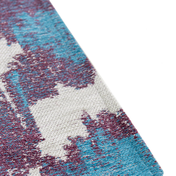 Lola & Moi Ikat Vloerkleed 80 x 150 cm - Blue Duck