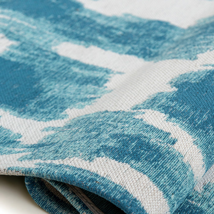 Lola & Moi Ikat Vloerkleed 200 x 280 cm - Summer Blue