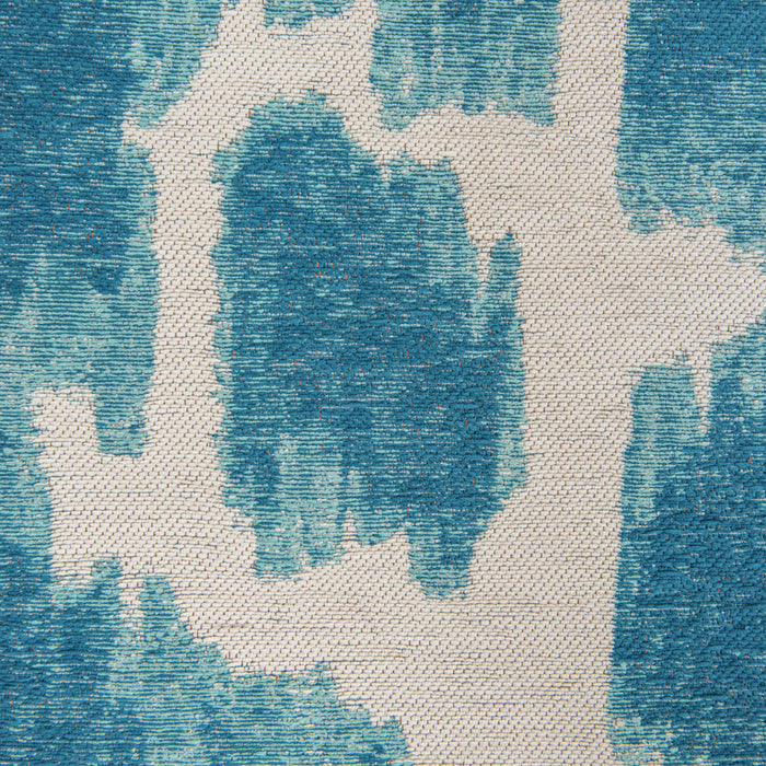 Lola & Moi Ikat Vloerkleed 200 x 280 cm - Summer Blue