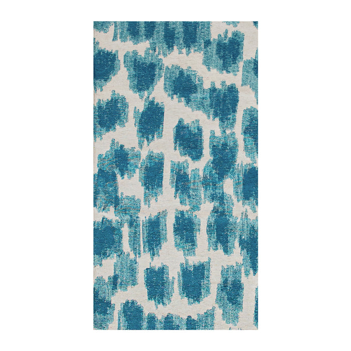 Lola & Moi Ikat Vloerkleed 240 x 340 cm - Summer Blue