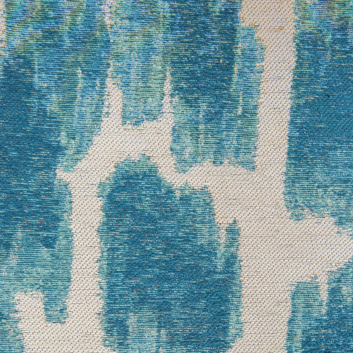 Lola & Moi Ikat Vloerkleed 240 x 340 cm - Summer Blue