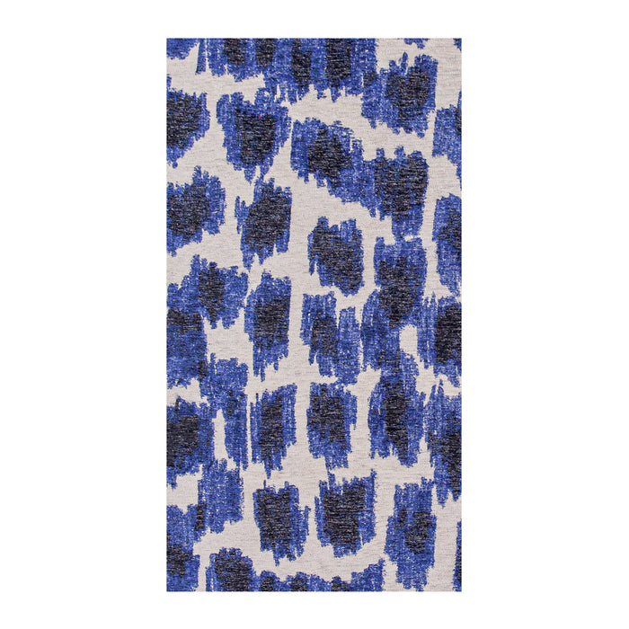 Lola & Moi Ikat Vloerkleed 240 x 340 cm - Ultramarine