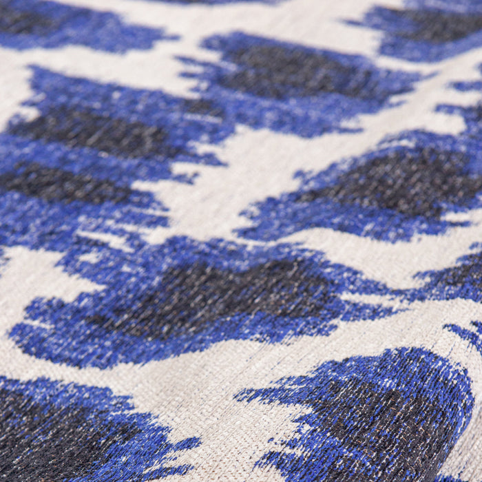 Lola & Moi Ikat Vloerkleed 240 x 340 cm - Ultramarine