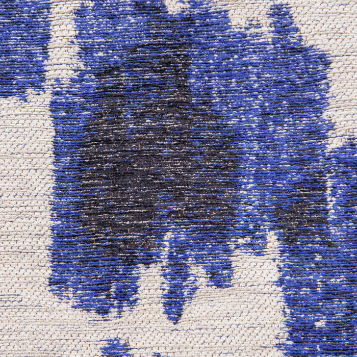 Lola & Moi Ikat Vloerkleed 240 x 340 cm - Ultramarine