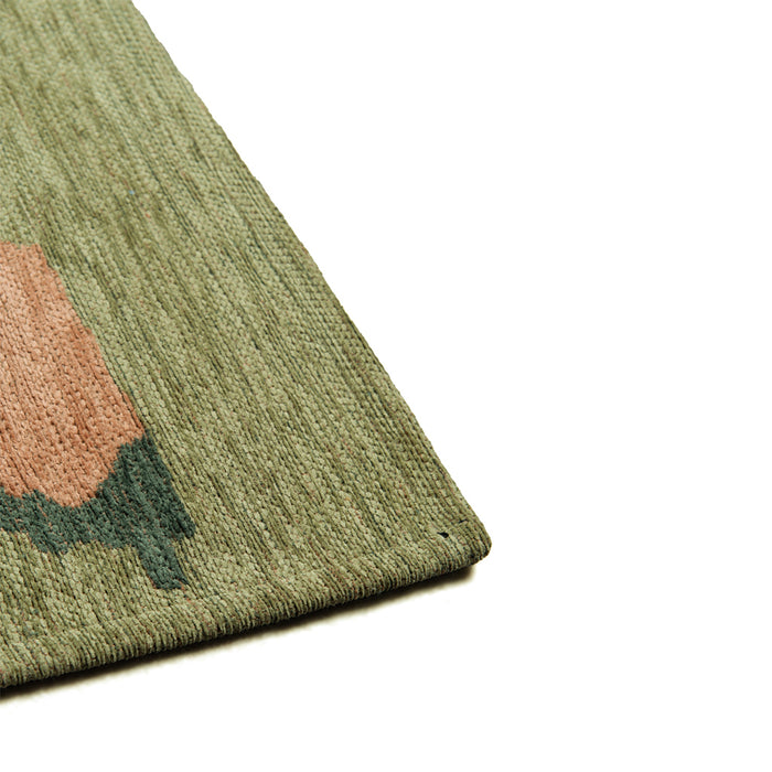 Lola & Moi Leo Vloerkleed 80 x 150 cm - Spinach