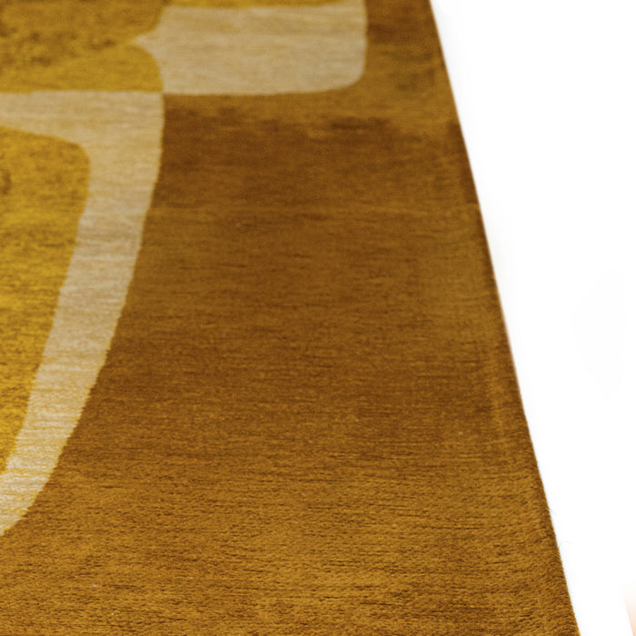 Lola & Moi Poum Poum Vloerkleed 140 x 200 cm - Curry