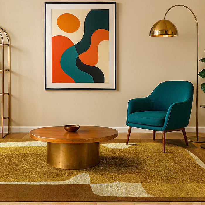 Lola & Moi Poum Poum Vloerkleed 240 x 340 cm - Curry