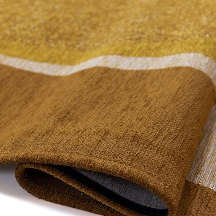 Lola & Moi Poum Poum Vloerkleed 80 x 150 cm - Curry