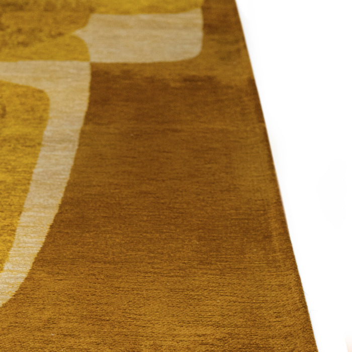 Lola & Moi Poum Poum Vloerkleed 80 x 150 cm - Curry