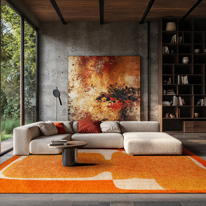 Lola & Moi Poum Poum Vloerkleed 140 x 200 cm - Gold Cocktail