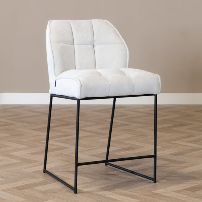 Bronx71 Scandinavische barkruk Jelle off white 70 cm