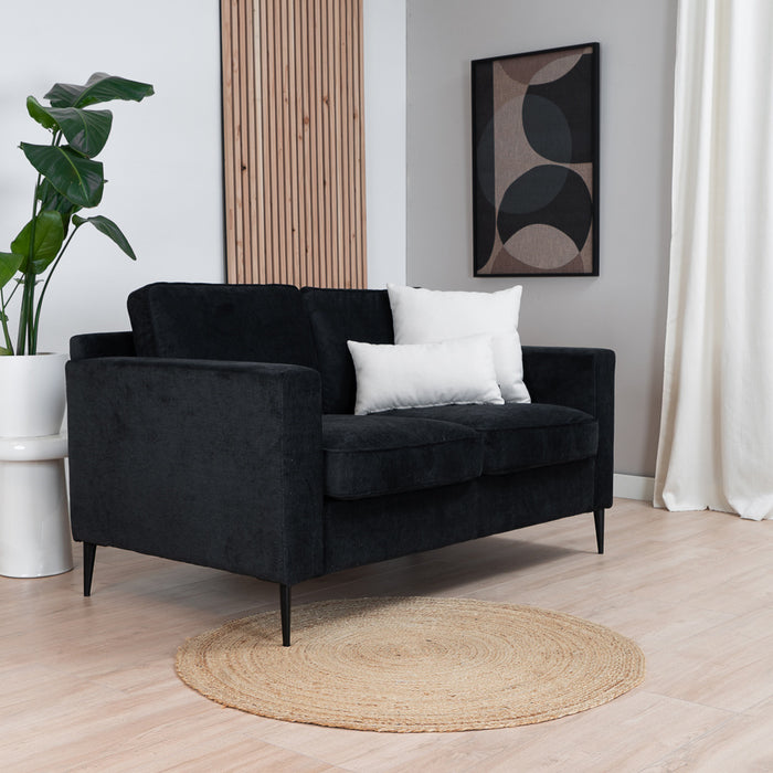 Bronx71 Scandinavische bank 2-zits Orlando stof gemêleerd zwart