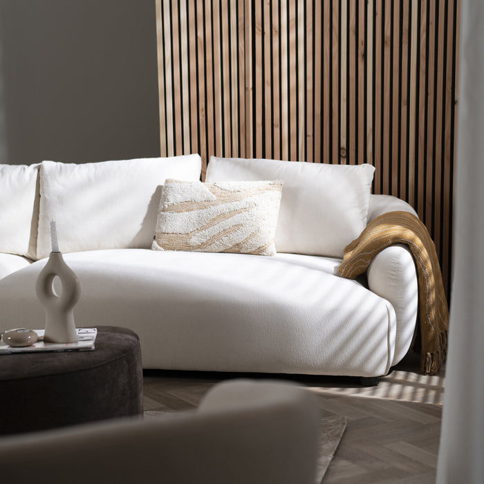 Bronx71 Hoekbank Isa chenille off white links