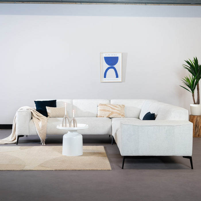 Bronx71 Salontafel Donna rond metaal wit