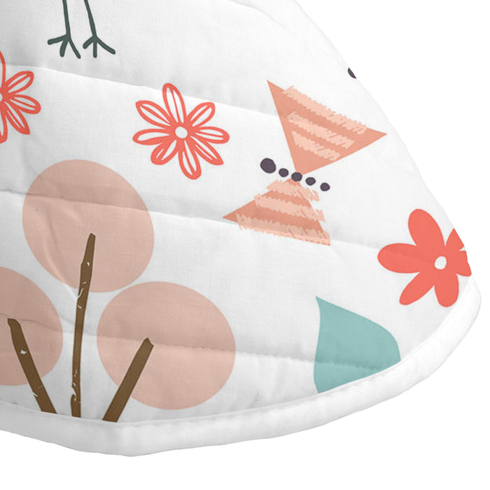 Woodland Sprei Moshi Moshi, Veelkleurig, 100% Katoen (buitenkant) 100% Polyester (vulling), de kwaliteit van 150 TC