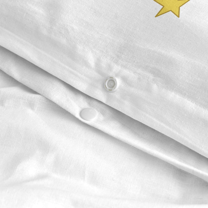 Le petit prince Dekbedovertrek wieg 2-delig Le Petit Prince, Veelkleurig, 100% katoen, de kwaliteit van 150 hilos