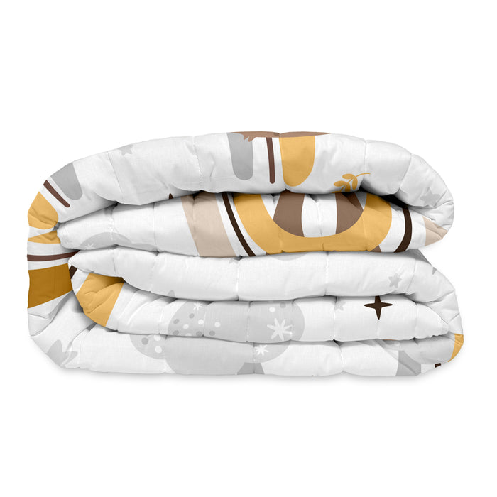 Happy sloth Sprei Moshi Moshi, Veelkleurig, 100% Katoen (buitenkant) 100% Polyester (vulling), de kwaliteit van 150 TC