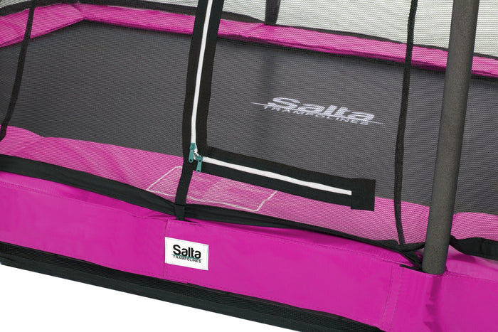 Salta Trampoline Comfort Edition Ground 214 x 153 cm met