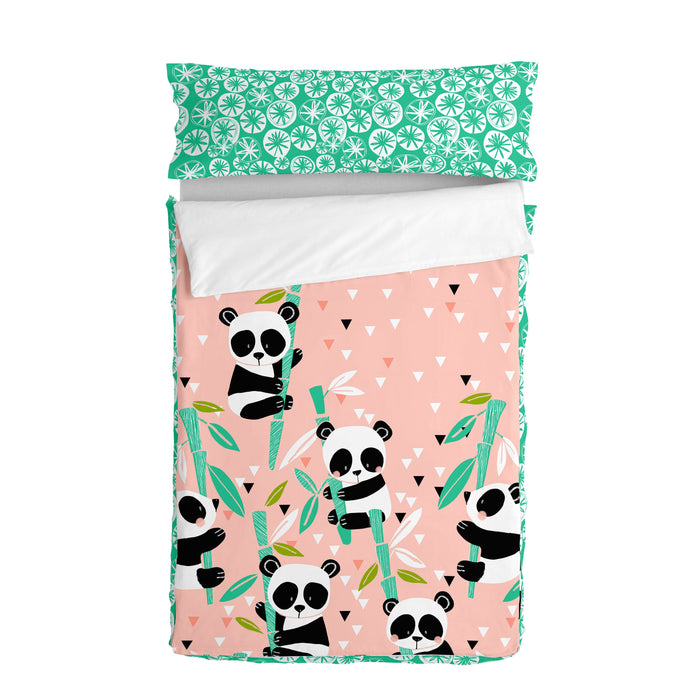 Panda garden Noordse tas Moshi Moshi, Rosa, 100% Katoen (buitenkant) 100% Polyester (vulling), de kwaliteit van 150 TC