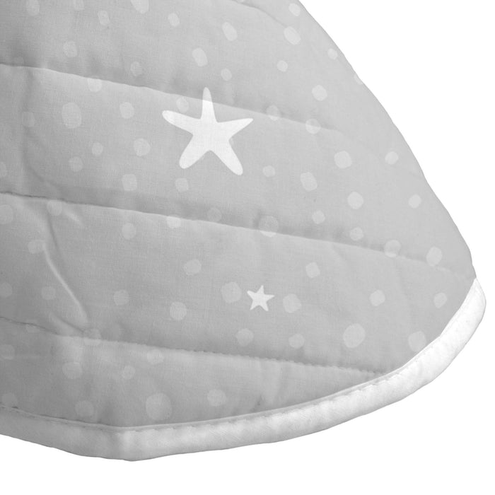 Little star Sprei Grijs Basic Kids, Grijs, 100% Katoen (buitenkant) 100% Polyester (vulling), de kwaliteit van 150 TC