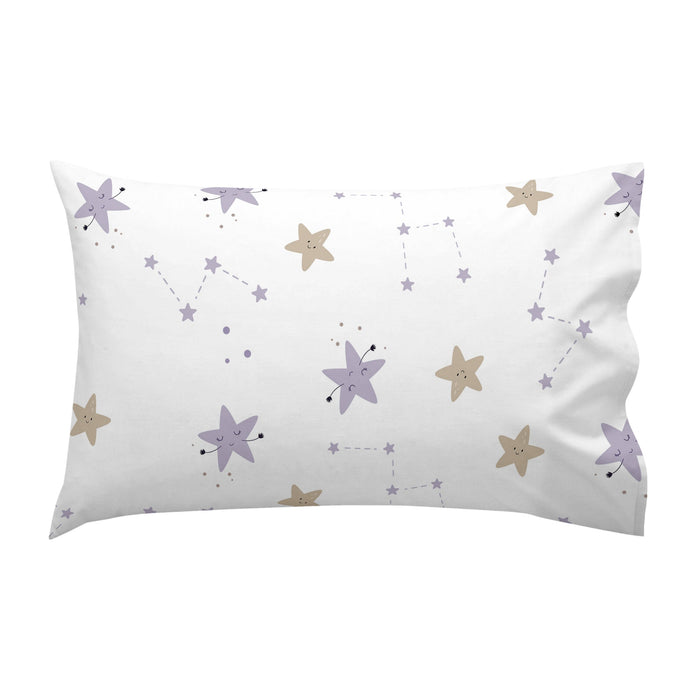 Moons Dekbedovertrek 2-delig 115x145 cm (Maxiledikant) Moshi Moshi, Veelkleurig, 100% katoen, de kwaliteit van 150 TC