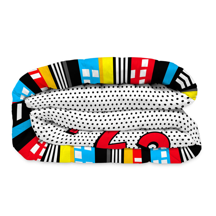 Bat Sprei Mr Fox, Veelkleurig, 100% Katoen (buitenkant) 100% Polyester (vulling), de kwaliteit van 150 TC