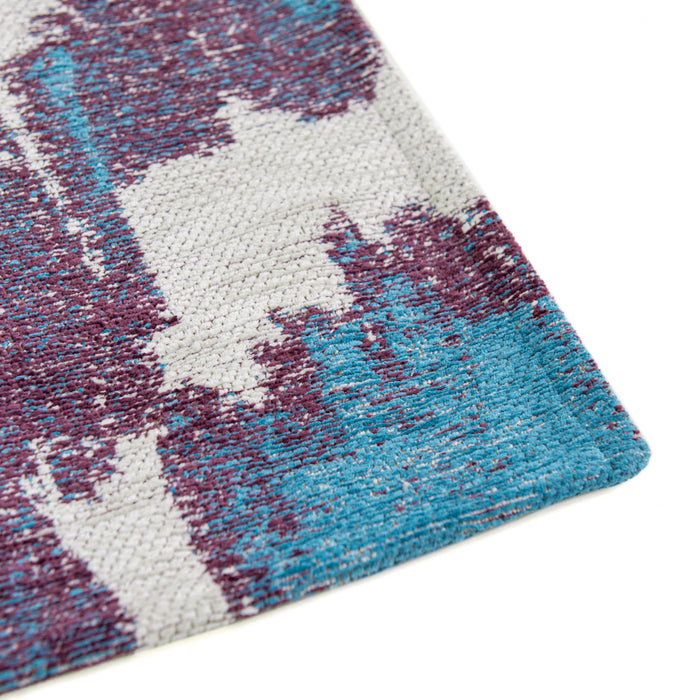 Lola & Moi Ikat Vloerkleed 170 x 240 cm - Blue Duck