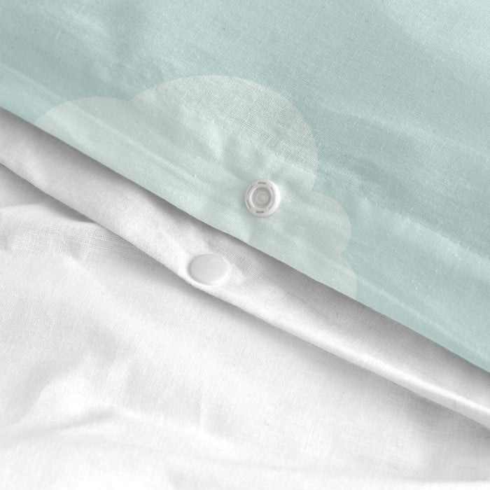 Rainbow Dekbedovertrek wieg 2-delig Happynois, Veelkleurig, 100% katoen, de kwaliteit van 150 hilos