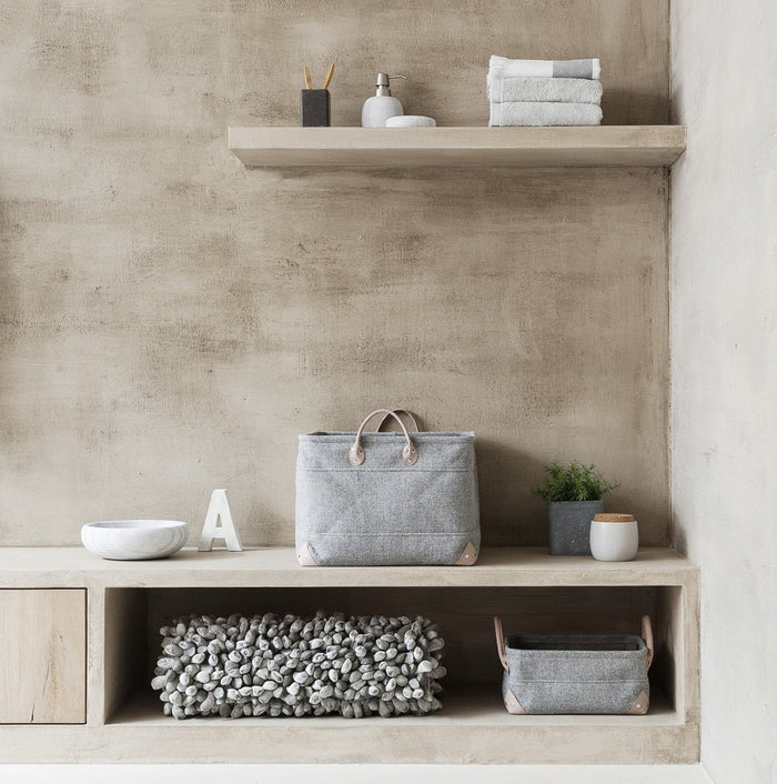 Rocca Badmat Silver Grey | 70 x 120 cm | Grijs | Katoen | Polyester