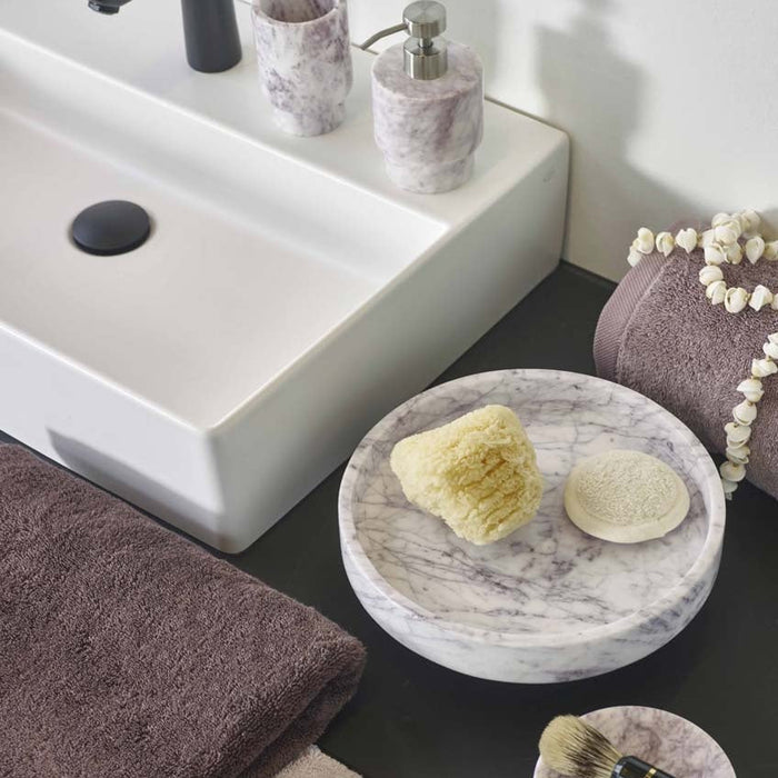 Porto Zeepdispenser Prunus | Wit | Roze | Paars | Natuursteen