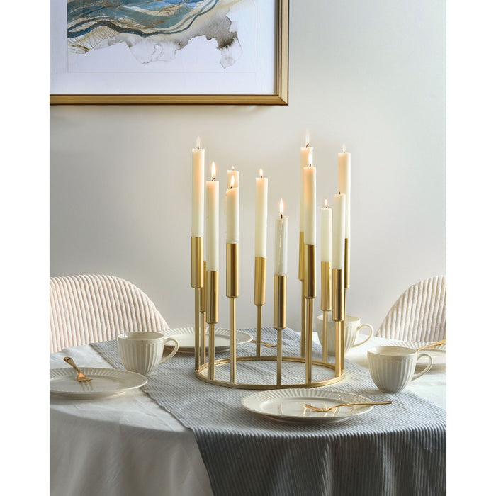 Beliani - TRAFARIA - Kaarshouder - Goud - IJzer