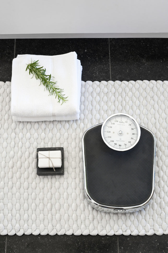 Maks Badmat Dark Grey | 70 x 120 cm | Grijs | Katoen