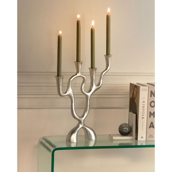 Beliani - FAMOES - Kaarshouder - Zilver - IJzer