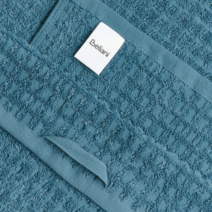 Beliani - ATAI - 11-delige handdoekset - Blauw - Katoen