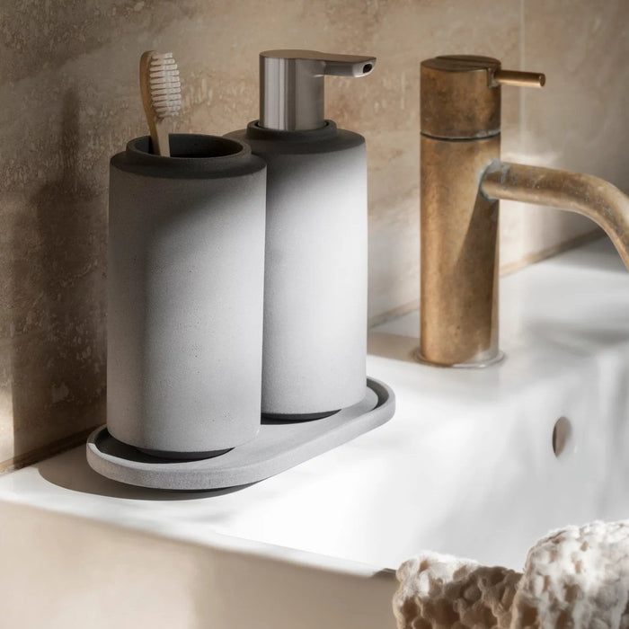 Creto Toiletborstel Micro Chip | Grijs | Polystone