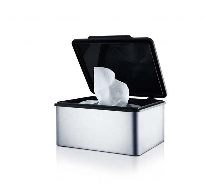 Menoto Houder Vochtige Doekjes | Grijs | Staal