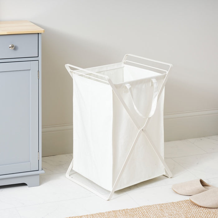 Yamazaki Wasmand met Uitneembare Waszak - Tower - Wit