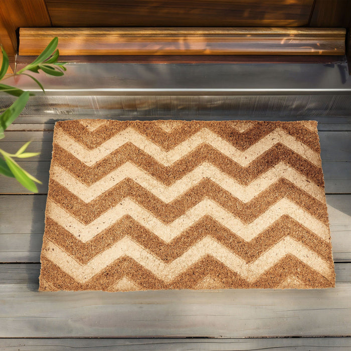 Beliani - ILOCOS - Deurmat - Natuurlijk - 40 x 60 cm - Kokos