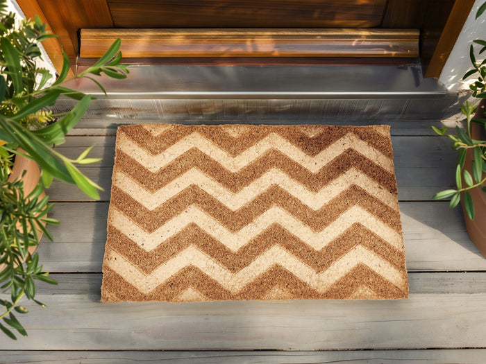 Beliani - ILOCOS - Deurmat - Natuurlijk - 40 x 60 cm - Kokos