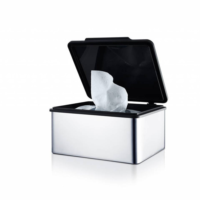 Menoto Houder Vochtige Doekjes | Grijs | Staal