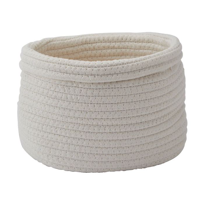Rena Opbergmand Ivory Small | Ivoor | Katoen | Polyester